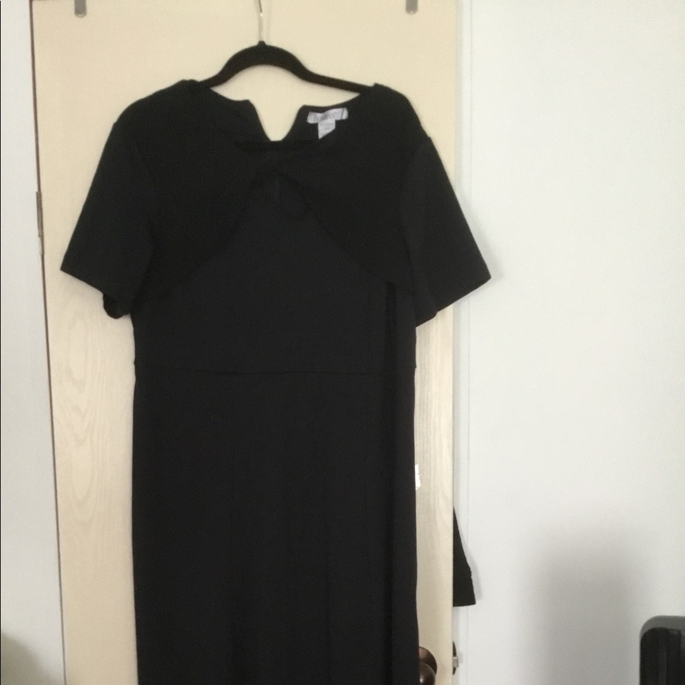 Roman’s Black after Five Pick a boo Dress